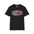 Cognitive Dissonance T-Shirt — Retro Script Graphic Tee ("Conflicting Beliefs")