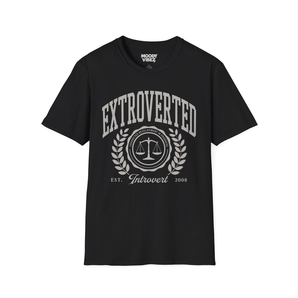 Extroverted Introvert Tee — Funny Contradiction Graphic T-Shirt