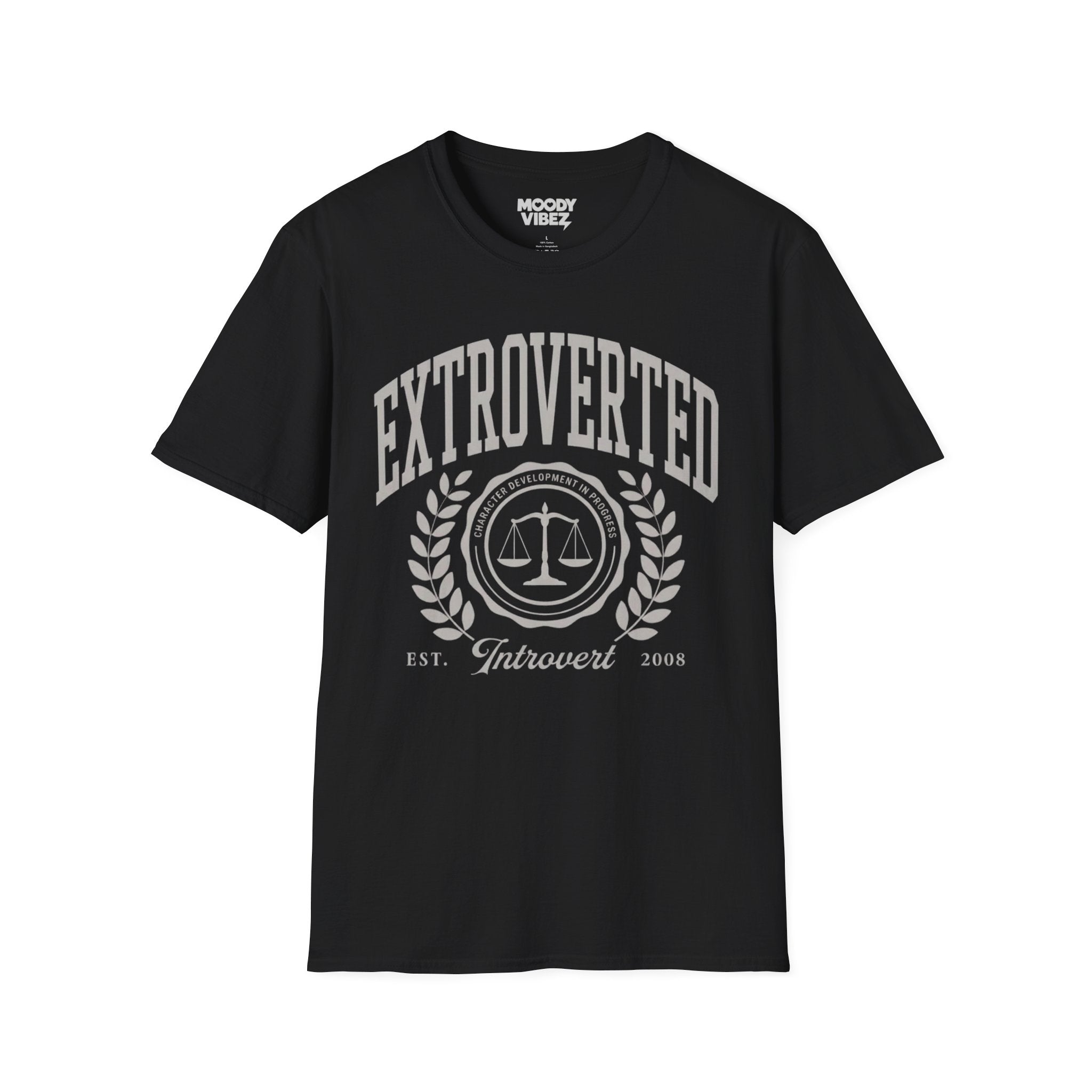 Extroverted Introvert Tee — Funny Contradiction Graphic T-Shirt
