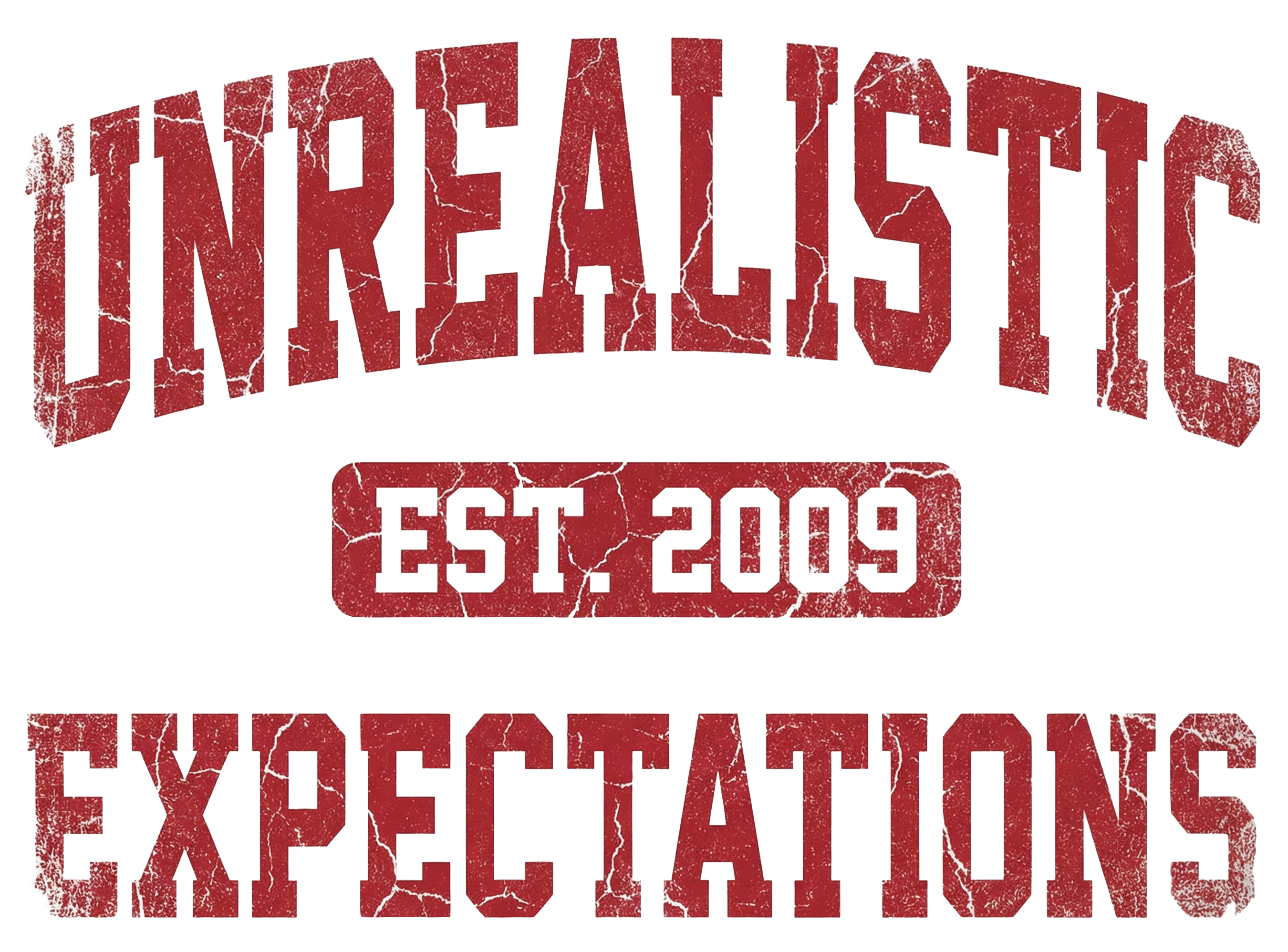 Unrealistic Expectations T-Shirt – Vintage 'Est. 2009' Graphic Tee