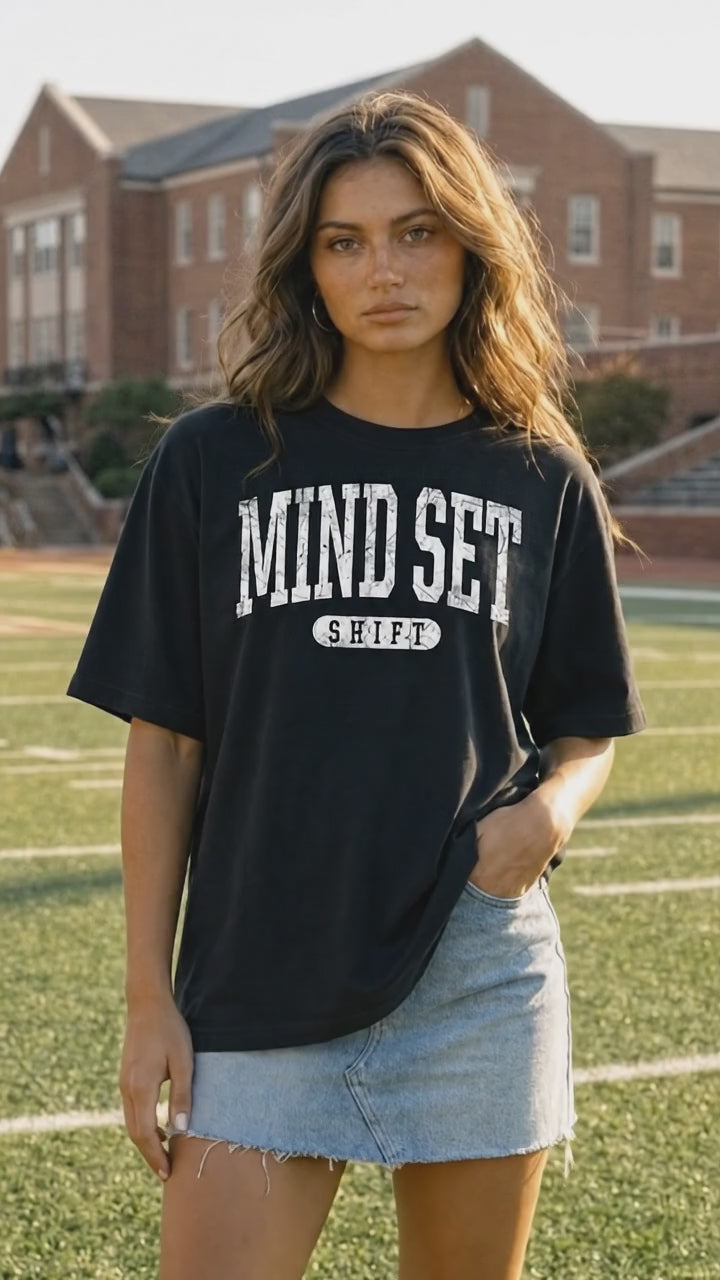 Mindset Shift T-Shirt — Motivational Graphic Tee for Growth & Positivity